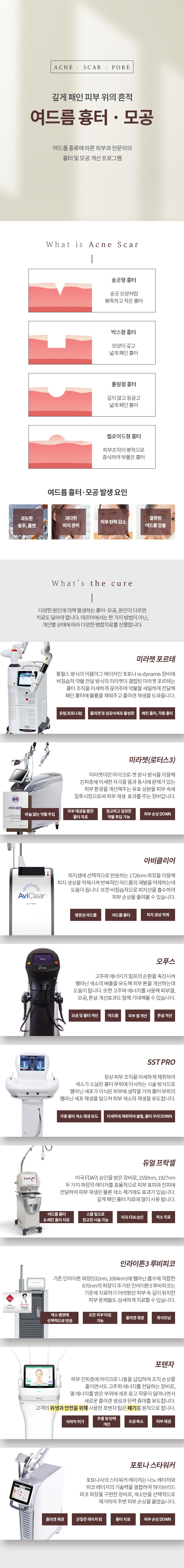 여드름흉터/모공
